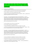 PS 102&comma; 103&comma; 105&comma; 201 Final Exam with Guaranteed Pass Solutions 2026-2027 Updated&period;