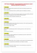 CPCT Exam 2026&sol;2027 &vert; Actual Questions and Answers Latest&NewLine;Updated 2026&sol;2027 &lpar;Graded A&plus;&rpar;