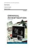 Criminal Investigation 11th Edition &mdash; Complete Test Bank & Study Guide with Verified Answers by Swanson&comma; Chamelin&comma; Territo & Taylor