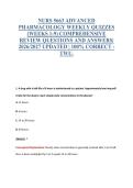 NURS 5663 EXAM BUNDLE QUESTIONS WITH VERIFIED ANSWERS