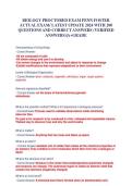 BIOLOGY PROCTORED EXAM PENN FOSTER &NewLine;ACTUAL EXAM&sol; LATEST UPDATE 2024 WITH 200 &NewLine;QUESTIONS AND CORRECT ANSWERS &lpar;VERIFIED &NewLine;ANSWERS&rpar;&vert;A&plus;GRADE