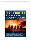 TCFP Firefighter Exam Study Guide Questions With Complete Solutions