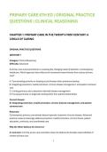 Primary Care 6th Edition Practice Questions &vert; FNP&comma; AGPCNP & APRN