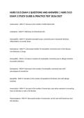 NURS 5315 EXAM 2 QUESTIONS AND ANSWERS &vert; NURS 5315 EXAM 2 STUDY GUIDE & PRACTICE TEST 2026&sol;2027
