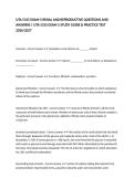 UTA 5315 EXAM 5 RENAL AND REPRODUCTIVE QUESTIONS AND ANSWERS &vert; UTA 5315 EXAM 5 STUDY GUIDE & PRACTICE TEST 2026&sol;2027