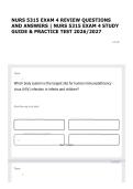 NURS 5315 EXAM 4 REVIEW QUESTIONS AND ANSWERS &vert; NURS 5315 EXAM 4 STUDY GUIDE & PRACTICE TEST 2026&sol;2027
