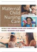 Test  Bank -- Maternal Child Nursing Care&comma; 6th Edition