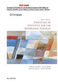 Test Bank &ndash; Essentials of Statistics for the Behavioral Sciences&comma; 10th Edition &ndash; Gravetter&comma; Wallnau&comma; Forzano&comma; & Witnauer &vert; ISBN 9780357365298 &vert; &lpar;Complete Chapters 1&ndash;15 Covered&rpar;