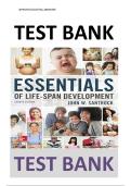 Essentials of Life-Span Development 4th Edition by Santrock &ndash; Complete Test Bank & Study Guide with Practice Questions and Answers