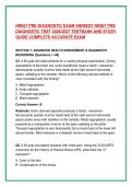 NR607 PRE-DIAGNOSTIC EXAM QUESTIONS AND CORRECT ANSWERS &lpar;VERIFIED ANSWERS&rpar; PLUS RATIONALES 2026 Q&A &vert; INSTANT DOWNLOAD PDF