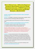 NR547 Midterm Exam &ndash; Differential Diagnosis in &NewLine;Psychiatric-Mental Health Across the Lifespan &NewLine;Chamberlain University &vert; PMHNP Program 100 &NewLine;Questions with Verified Answers and Detailed &NewLine;Rationales &vert; BRAND NEW&excl;&excl;&excl; 