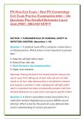 PN Hesi Exit Exam &sol; Hesi PN Gerontology &NewLine;Exit Exam Practice Examination 2026 &vert; 100 &NewLine;Questions Plus Detailed Rationales Latest &NewLine;2026 &lpar;PDF&rpar; &vert;BRAND NEW&excl;&excl;&excl; 