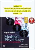Test Bank&colon; Guyton and Hall Textbook of Medical Physiology &lpar;14th Edition&rpar; - Graded A&plus; Comprehensive Exam Prep