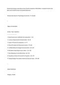 Nevada Psychology Jurisprudence Exam Practice Questions 2026 Edition  Complete Practice Test &NewLine;Bank with Verified Answers & Detailed Rationales &NewLine;Nevada State Board of Psychological Examiners  A&plus; Graded --- &NewLine;TABLE OF CONTENTS &NewLine;Section  Topic  Questions 