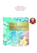 Solution Manual for Finite Mathematics and Its Applications &lpar;13th Edition&rpar; &ndash; Larry J&period; Goldstein &ndash; Full Solutions &lpar;Chapters 1&ndash;12&rpar; Complete Solutions