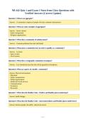 NR 442 Quiz 1 and Exam 1 Notes from Class Questions with&NewLine;Verified Answers &lpar;Correct Update&rpar;