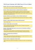 NR 442 exam 2 Questions with Verified Answers &lpar;Correct Update&rpar;