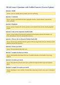 NR 442 exam 1 Questions with Verified Answers &lpar;Correct Update&rpar;