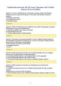 Chamberlain university NR 442 exam 2 Questions with Verified&NewLine;Answers &lpar;Correct Update&rpar;