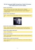 NR 442 Community Health Nursing Exam 2 Study Set Questions&NewLine;with Verified Answers &lpar;Correct Update&rpar;