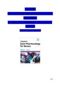 Test Bank for Clayton&rsquo;s Basic Pharmacology for Nurses&comma; 20th Edition by Michelle J&period; Willihnganz & Samuel L&period; Gurevitz &vert; Chapters 1&ndash;48 &vert; Complete Questions & Answers &vert; 2027