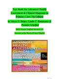 Test Bank for Advanced Health Assessment & Clinical Diagnosis in Primary Care&comma; 7th Edition by Joyce E&period; Dains&comma; Linda C&period; Baumann & Pamela Scheibel &vert; Chapters 1&ndash;45 &vert; Complete Questions & Answers &vert; 2027
