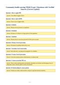 Community health nursing NR442 Exam 1 Questions with Verified&NewLine;Answers &lpar;Correct Update&rpar;