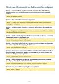NR442 exam 2 Questions with Verified Answers &lpar;Correct Update&rpar;