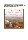 Test Bank for Essentials of Maternity&comma; Newborn&comma; and Women&rsquo;s Health Nursing&comma; 6th Edition by Susan Ricci &vert; All Chapters &vert; Complete Questions & Answers &vert; 2027&NewLine;