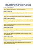 NR503 Epidemiology Final&comma; NR 503 Epi Final&comma; NR 503 Epi&NewLine;Midterm Questions with Verified Answers &lpar;Correct Update&rpar;