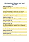 NR 507 Pathophysiology Questions with Verified Answers&NewLine;&lpar;Correct Update&rpar;