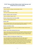 NR 507 Advanced Patho Midterm Study Guide Questions with&NewLine;Verified Answers &lpar;Correct Update&rpar;