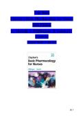 Test Bank for Clayton&rsquo;s Basic Pharmacology for Nurses&comma; 20th Edition by Michelle J&period; Willihnganz & Samuel L&period; Gurevitz &vert; Chapters 1&ndash;48 &vert; Complete Questions & Answers &vert; 2027