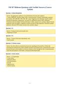 NR 507 Midterm Questions with Verified Answers &lpar;Correct&NewLine;Update&rpar;