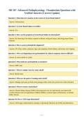 NR 507- Advanced Pathophysiology- Chamberlain Questions with&NewLine;Verified Answers &lpar;Correct Update&rpar;