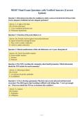 NR507 Final Exam Questions with Verified Answers &lpar;Correct&NewLine;Update&rpar;