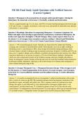 NR 566 Final Study Guide Questions with Verified Answers&NewLine;&lpar;Correct Update&rpar;