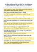 Advanced Pharmacology for the Family NR 566 Chamberlain&NewLine;Exam Questions with Verified Answers &lpar;Correct Update&rpar;