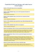 Chamberlain NR 566 Exam Questions with Verified Answers&NewLine;&lpar;Correct Update&rpar;