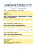 NR 566 MIDTERM EXAM &lpar;2 LATEST VERSIONS 2025-2026&rpar; &sol;&NewLine;NR566 MIDTERM EXAM REVIEW &sol;LATEST ADVANCED&NewLine;PHARMACOLOGY FOR CARE OF FAMILY Questions with&NewLine;Verified Answers &lpar;Correct Update&rpar;