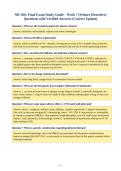 NR-566&colon; Final Exam Study Guide - Week 7 &lpar;Seizure Disorders&rpar;&NewLine;Questions with Verified Answers &lpar;Correct Update&rpar;