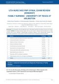 NURS 5433 FNP II FINAL ACTUAL EXAM 2026&sol;2027 &vert; Family Nursing Review PDF &vert; UTA &vert; Questions & Verified Answers &vert; Pass Guaranteed - A&plus; Graded&NewLine;&NewLine;