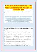 ECON 1002 Introduction to Macroeconomics