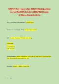 MPOETC Test 1 Exam Latest 2026 Updated Questions &NewLine;and Verified 100&percnt; Solutions &lpar;2026&sol;2027&rpar; Grade&colon; &NewLine;A&plus;&vert;Status&colon; Guaranteed Pass