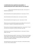 IV CERTIFICATION EXAM QUESTIONS AND ANSWERS &vert; IV CERTIFICATION EXAM STUDY GUIDE & PRACTICE TEST 2026&sol;2027
