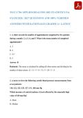 WGU C784 APPLIED HEALTHCARE STATISTICS OA EXAM 2026 &sol; 2027 QUESTIONS AND 100&percnt; VERIFIED ANSWERS WITH RATIONALES GRADED A&plus; LATEST&vert;ACE YOUR EXAM ON YOUR FIRST ATTEMPT&excl;&excl;&excl;