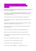 Pharmacology &lpar;INBDE &rpar; Practice Questions and Answers 2026-2027 Edition&period;