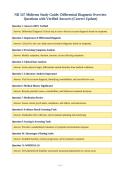 NR 547 Midterm Study Guide&colon; Differential Diagnosis Overview&NewLine;Questions with Verified Answers &lpar;Correct Update&rpar;