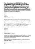Texas All Lines Adjuster Exam 2026&sol;2027 &vert; Texas All Lines Insurance Adjuster Licensing Exam Study Guide&comma; Texas Adjuster Exam Prep&comma; Property & Casualty Insurance&comma; Homeowners&comma; Auto&comma; Commercial Insurance&comma; Claims Handling&comma; Texas Insurance Laws&comma; Ethics&comma; Policy