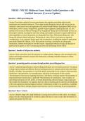 NR565 &sol; NR 565 Midterm Exam Study Guide Questions with&NewLine;Verified Answers &lpar;Correct Update&rpar;